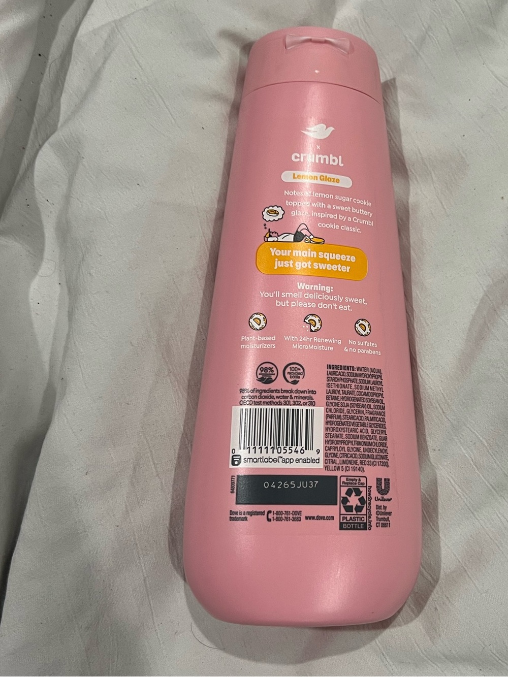 Dove Lemon Glaze Nourishing Body Wash - Pink - Picture 2 of 4